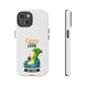 Cute 'Larry the Lazy Leek' Phone Case – Funny Vegetable Cartoon Tough Case, 
