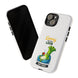 Cute 'Larry the Lazy Leek' Phone Case – Funny Vegetable Cartoon Tough Case, 