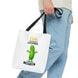 Colin the Unbothered Cucumber | Funny Vegetable Tote Bag