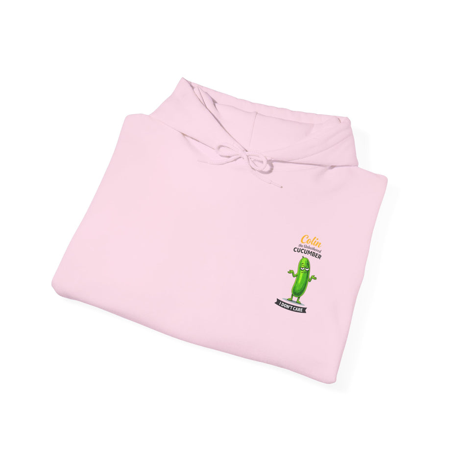Colin the Unbothered Cucumber | Funny Vegetable Hoodie