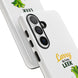 Cute 'Larry the Lazy Leek' Phone Case – Funny Vegetable Cartoon Tough Case, 