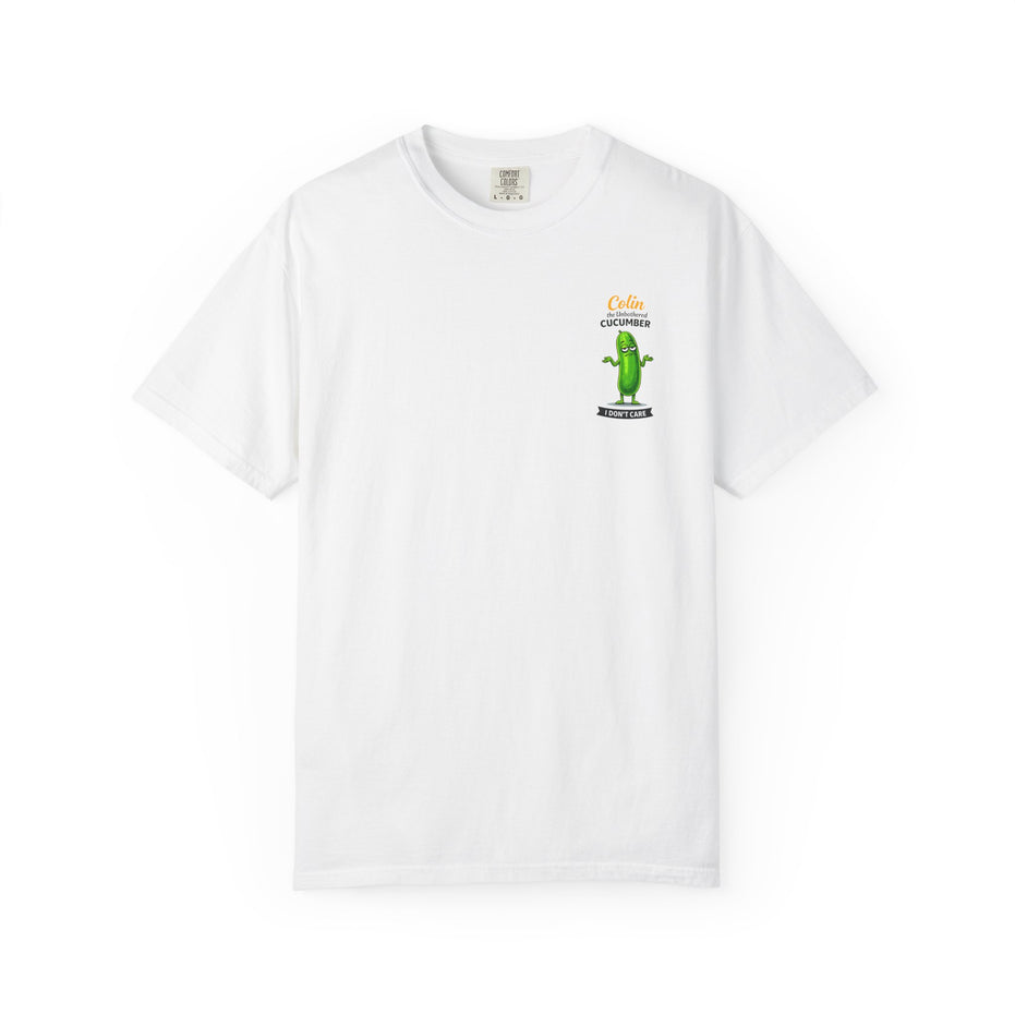 Colin the Unbothered Cucumber | Funny Vegetable T Shirt