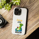 Cute 'Larry the Lazy Leek' Phone Case – Funny Vegetable Cartoon Tough Case, 