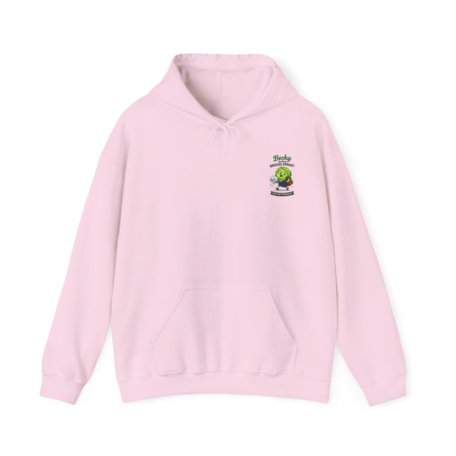 Becky the Busy Brussel Sprout | Funny Vegetable Hoodie