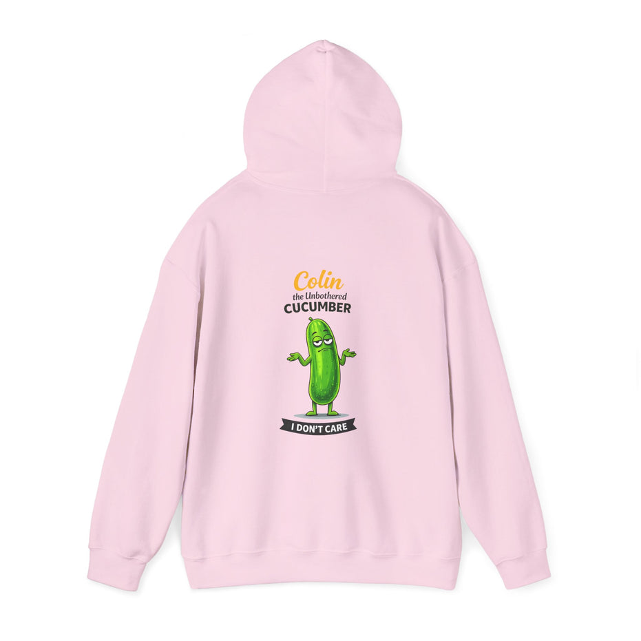 Colin the Unbothered Cucumber | Funny Vegetable Hoodie