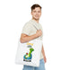 Larry the Lazy Leek | Funny Vegetable Tote Bag