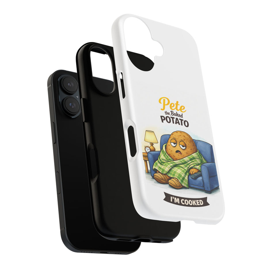 Phone Case — "Pete the Baked Potato" Funny I'm Cooked Protective Cover