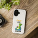 Cute 'Larry the Lazy Leek' Phone Case – Funny Vegetable Cartoon Tough Case, 