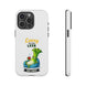 Cute 'Larry the Lazy Leek' Phone Case – Funny Vegetable Cartoon Tough Case, 