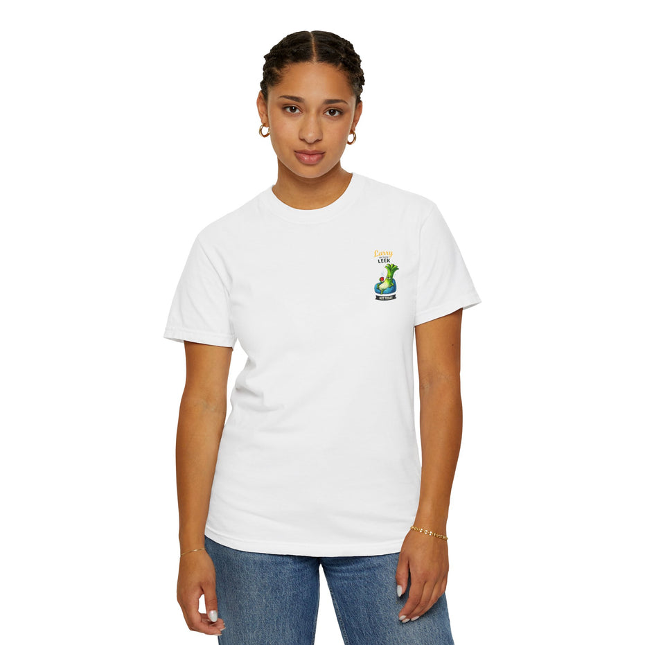 Larry the Lazy Leek | Funny Vegetable T Shirt