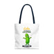 Colin the Unbothered Cucumber | Funny Vegetable Tote Bag