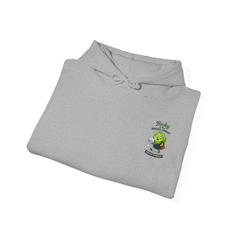 Becky the Busy Brussel Sprout | Funny Vegetable Hoodie
