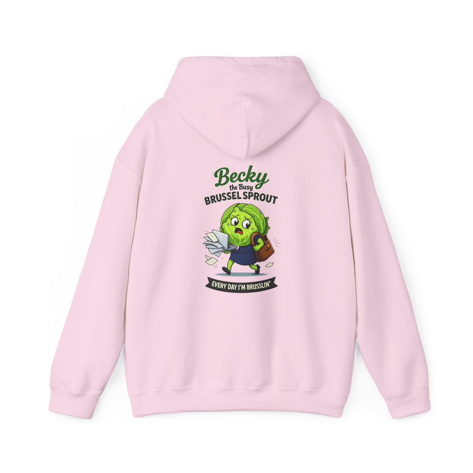 Becky the Busy Brussel Sprout | Funny Vegetable Hoodie