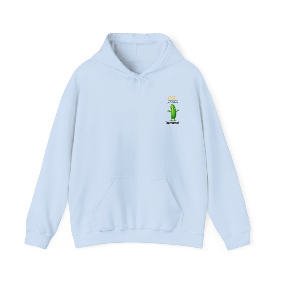 Colin the Unbothered Cucumber | Funny Vegetable Hoodie