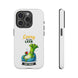 Cute 'Larry the Lazy Leek' Phone Case – Funny Vegetable Cartoon Tough Case, 