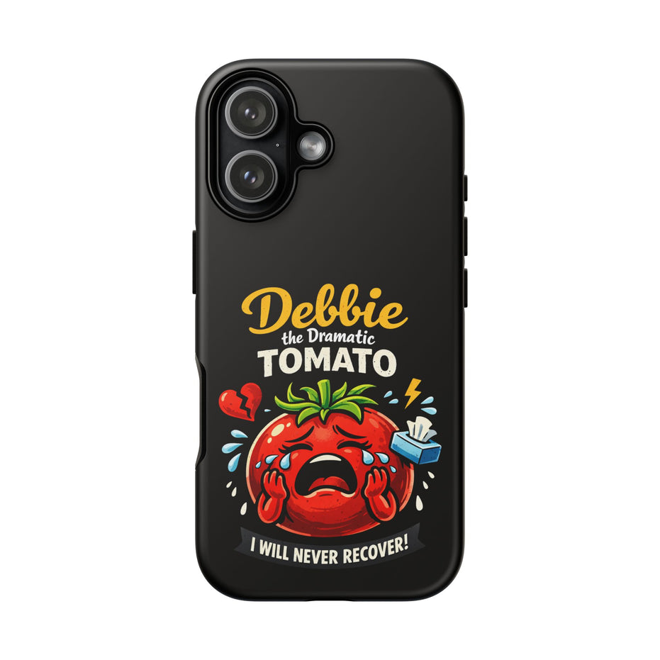 Debbie the Dramatic Tomato Phone Case — Funny Cute Protective iPhone Cover