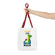 Larry the Lazy Leek | Funny Vegetable Tote Bag