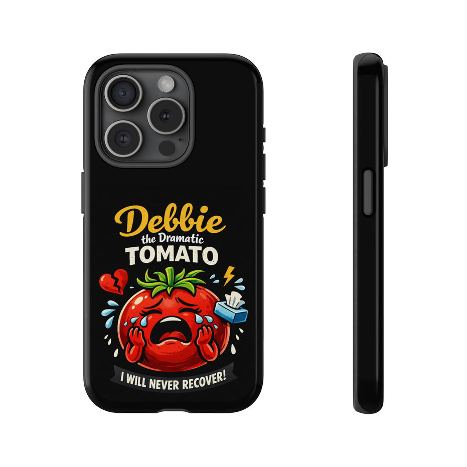 Debbie the Dramatic Tomato Phone Case — Funny Cute Protective iPhone Cover