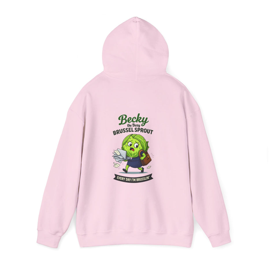 Becky the Busy Brussel Sprout | Funny Vegetable Hoodie