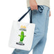 Colin the Unbothered Cucumber | Funny Vegetable Tote Bag