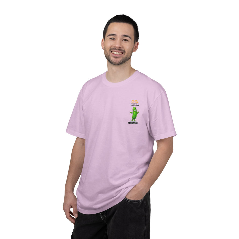 Colin the Unbothered Cucumber | Funny Vegetable T Shirt