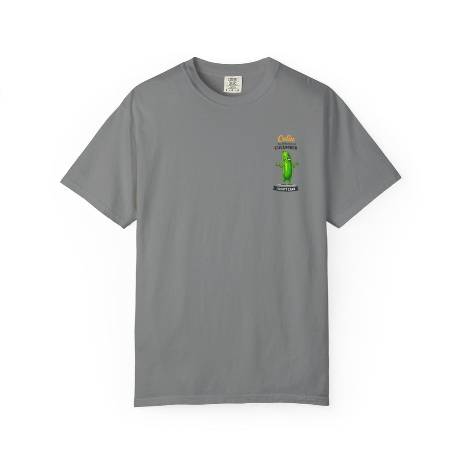 Colin the Unbothered Cucumber | Funny Vegetable T Shirt