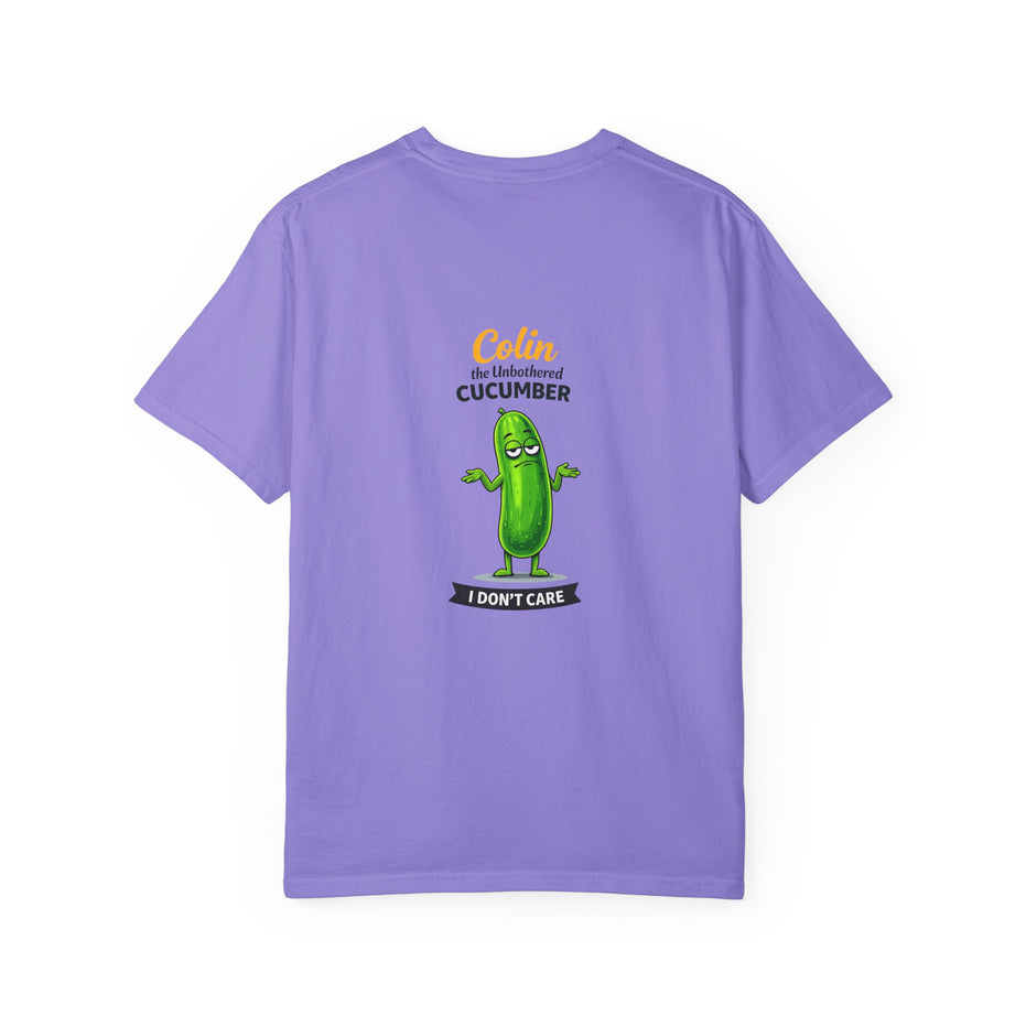 Colin the Unbothered Cucumber | Funny Vegetable T Shirt