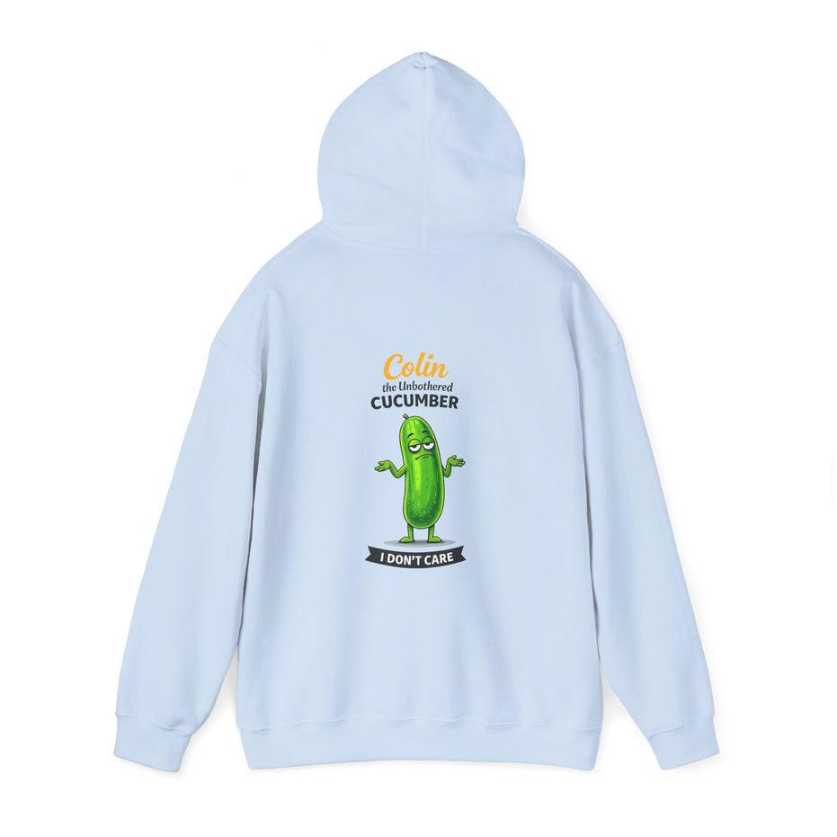 Colin the Unbothered Cucumber | Funny Vegetable Hoodie