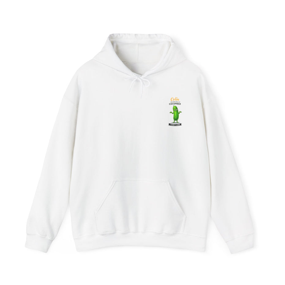 Colin the Unbothered Cucumber | Funny Vegetable Hoodie