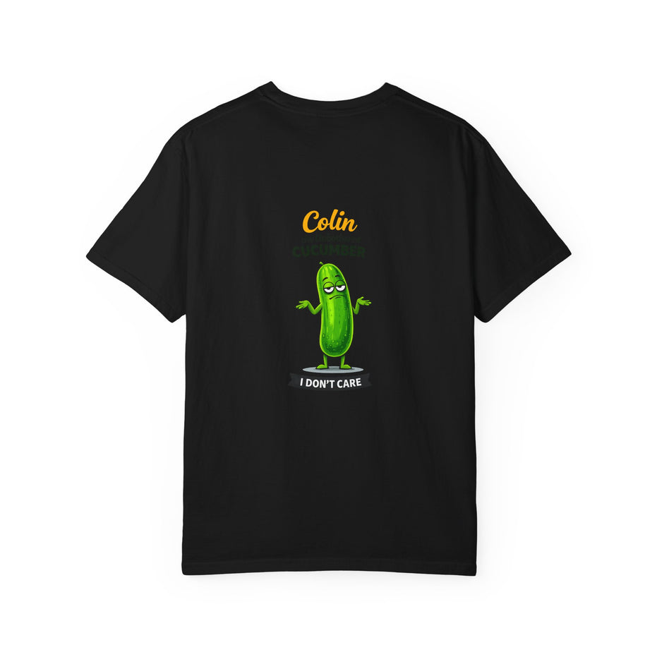 Colin the Unbothered Cucumber | Funny Vegetable T Shirt
