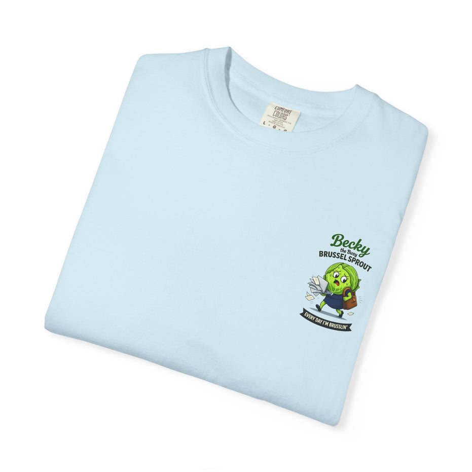 Becky the Busy Brussel Sprout | Funny Vegetable T Shirt