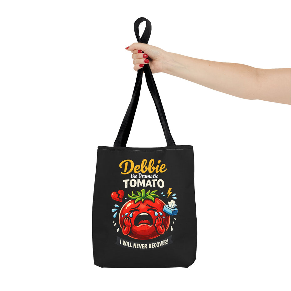 Debbie the Dramatic Tomato Tote Bag — Funny Grocery/Market Shopper Gift