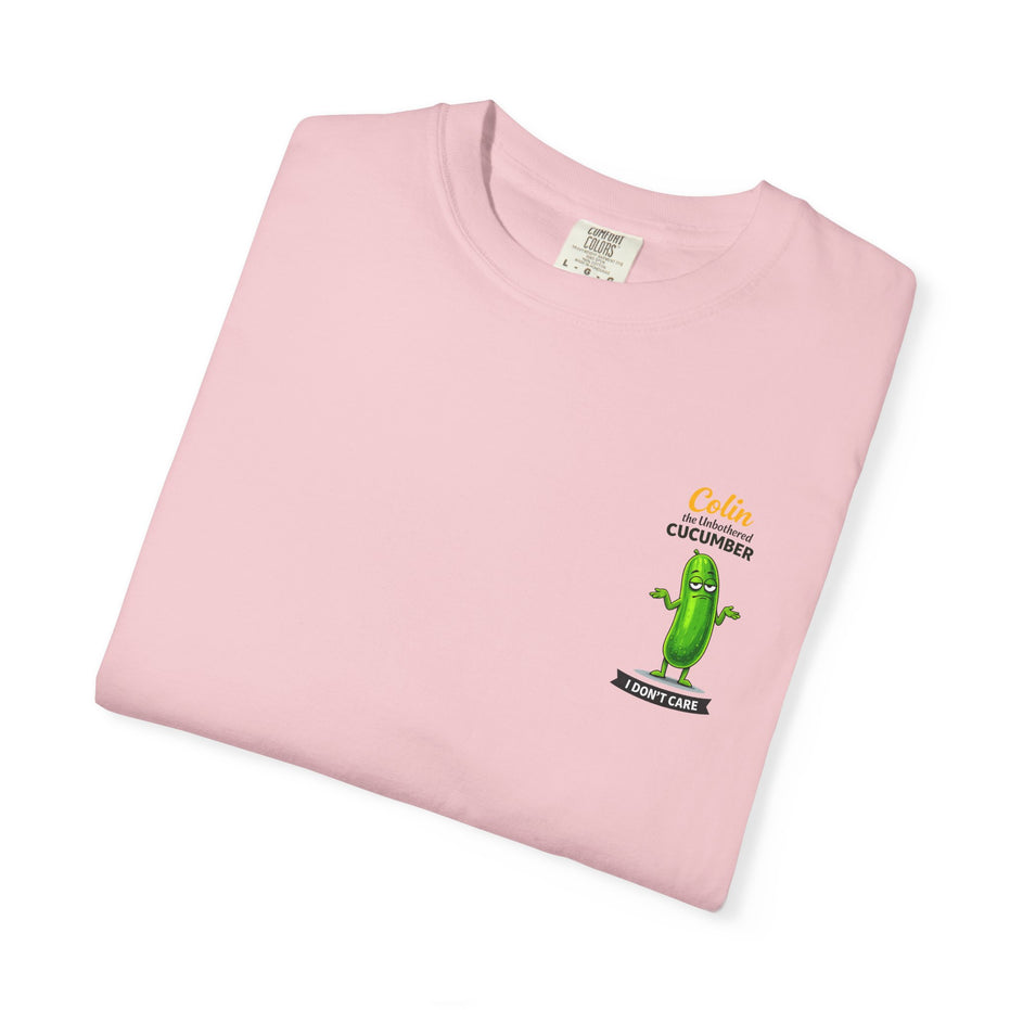 Colin the Unbothered Cucumber | Funny Vegetable T Shirt