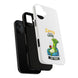Cute 'Larry the Lazy Leek' Phone Case – Funny Vegetable Cartoon Tough Case, 