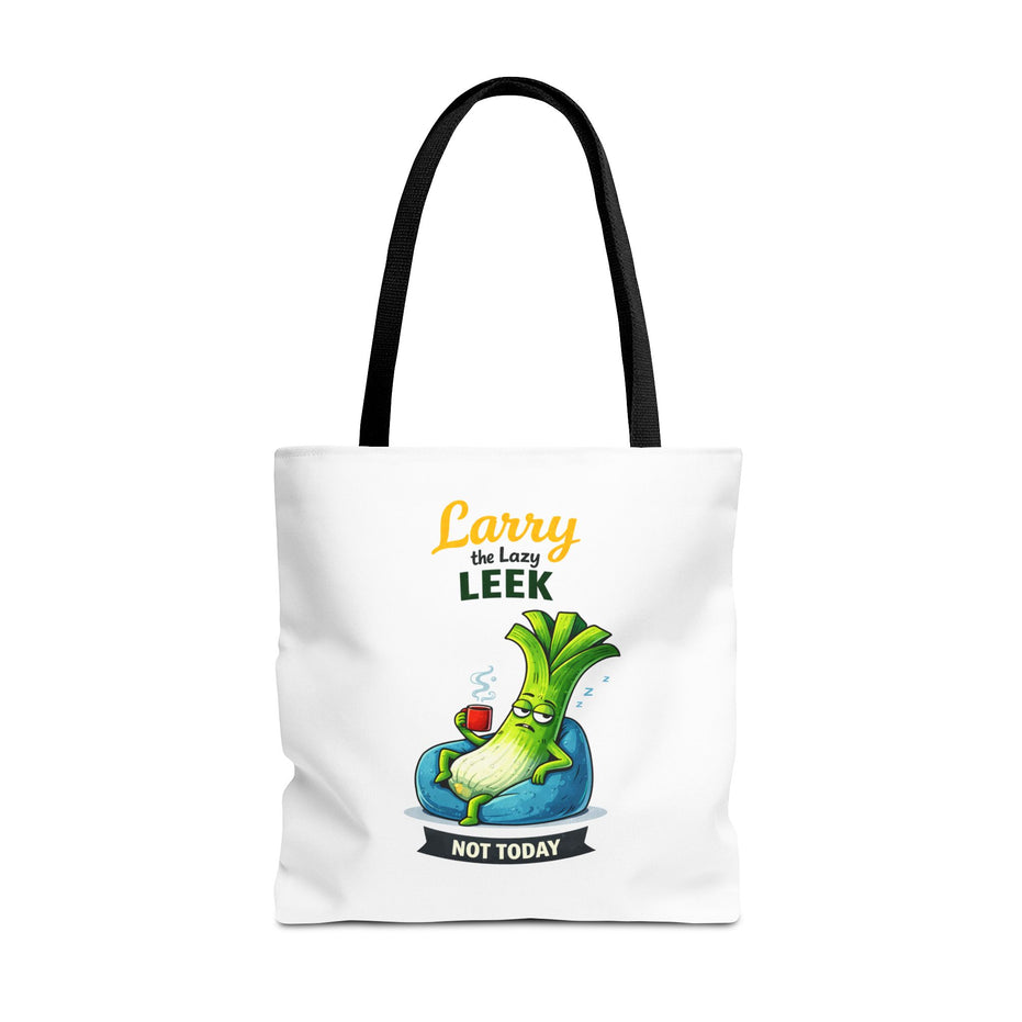 Larry the Lazy Leek | Funny Vegetable Tote Bag