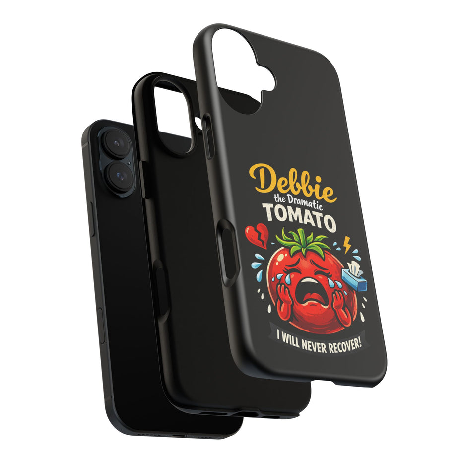 Debbie the Dramatic Tomato Phone Case — Funny Cute Protective iPhone Cover