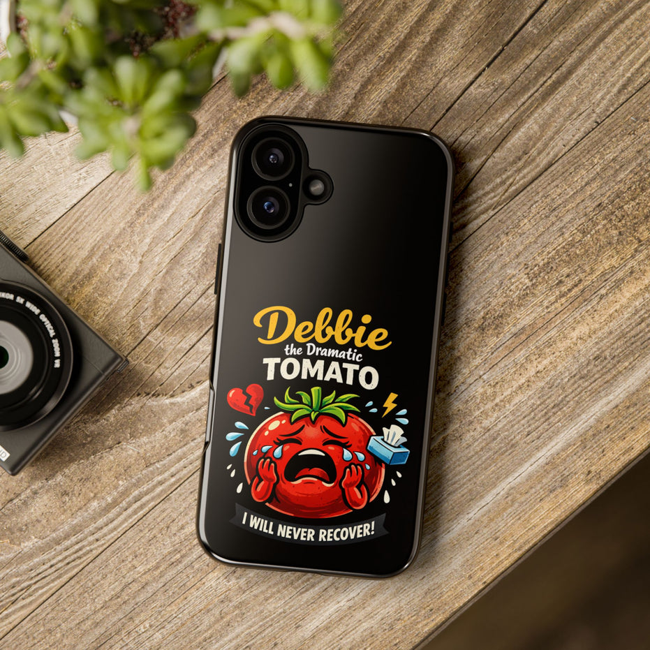 Debbie the Dramatic Tomato Phone Case — Funny Cute Protective iPhone Cover